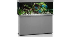 juwel® aquarium Rio 450 450 l mit Unterschrank, Heizer, Filter Grau