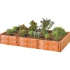 Juwel Profiline-Aufbausatz 190 x 121 x 26 cm terracotta