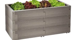 Juwel Timber 3er-Set 130 x 60 x 60 cm grau