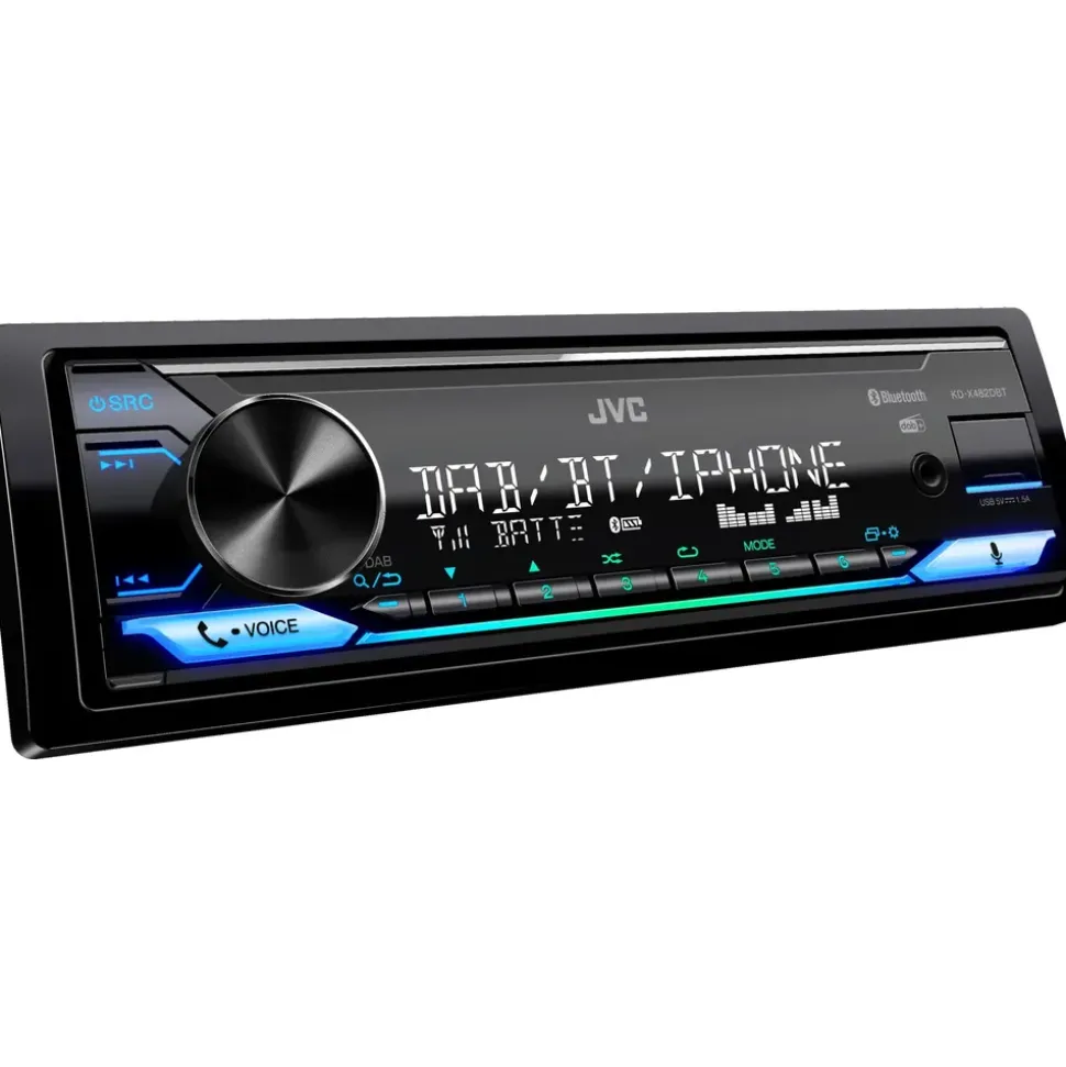 JVC KD-X482DBT Autoradio Bluetooth®-Freisprecheinrichtung, DAB+ Tuner