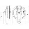 KAMAR E1161 Einzelhorn 24 V/DC