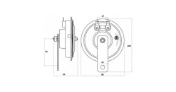 KAMAR E1161 Einzelhorn 24 V/DC