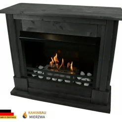 Kaminbau Mierzwa Emily Deluxe Schwarz