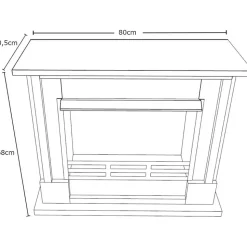 Kaminbau Mierzwa Emily Deluxe Nussbaum