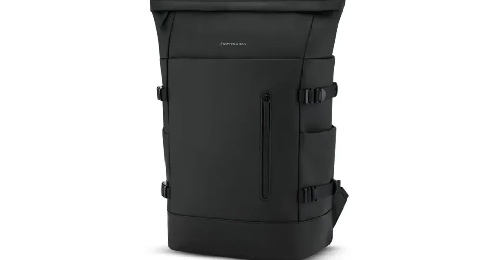 KAPTEN & SON Helsinki Pro Rucksack Schwarz