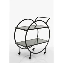 Kare DESIGN Servierwagen 84545 Loft Stahl Schwarz