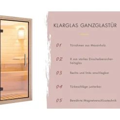 Karibu Angelus inkl. 9 kW Ofen + int. Steuerung