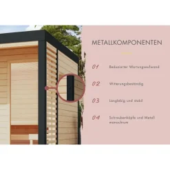 Karibu Angelus XL inkl. 9 kW Ofen + int. Steuerung