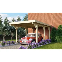 Karibu Classic Einzel 1 2,50 x 3,96 m kdi inkl. PVC-Dachplatten