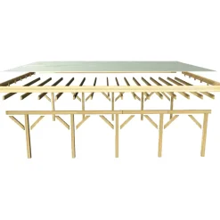 Karibu Classic Einzel 1 2,50 x 3,96 m kdi inkl. PVC-Dachplatten