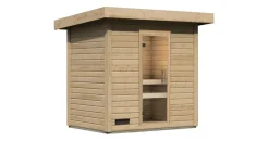 Karibu Gartensauna Saunahaus Caapi 2 Energiesparende Saunatür Ohne Ofen