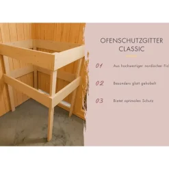 Karibu Skrollan 1 inkl. 9 kW Bio-Kombiofen + ext. Steuerung