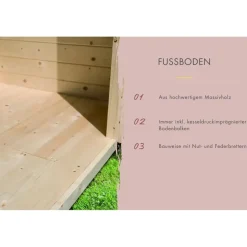 Karibu Skrollan 1 inkl. 9 kW Bio-Kombiofen + ext. Steuerung
