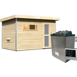 Karibu Skrollan 1 inkl. 9 kW Ofen + int. Steuerung