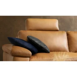KAWOLA Ecksofa Lola Leder Recamiere rechts