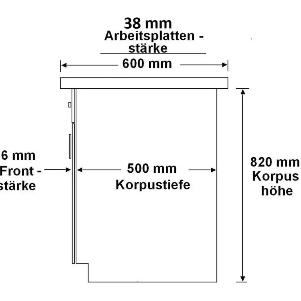 Küchen-Preisbombe Küchenzeile Stilo 250 cm Weiß
