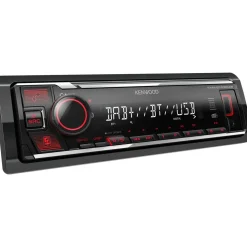 Kenwood KMM-BT408DAB Autoradio Bluetooth®-Freisprecheinrichtung, Anschluss für Lenkradfernbedienung, DAB+ Tuner