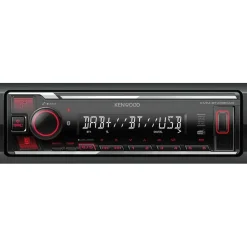 Kenwood KMM-BT408DAB Autoradio Bluetooth®-Freisprecheinrichtung, Anschluss für Lenkradfernbedienung, DAB+ Tuner