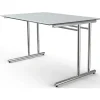 Kerkmann Schreibtisch Artline 120 cm Glas grau