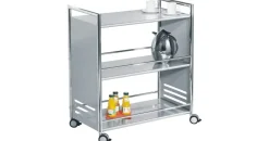 Kerkmann Servierwagen silber 70,0 x 40,0 x 84,0 cm