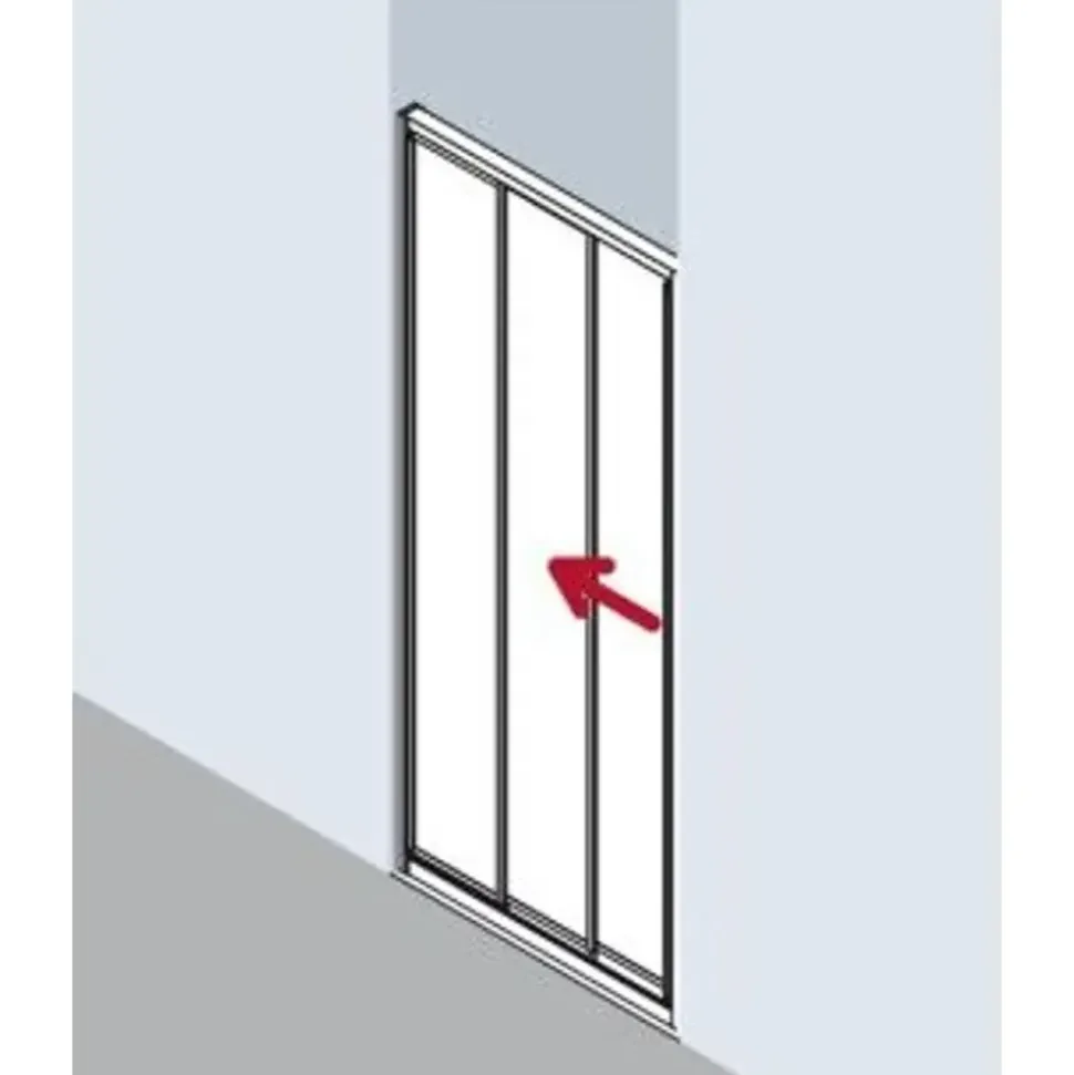 Kermi Nova 2000 Gleittür 75 x 185 cm N2STD07518xxK