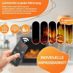 Kesser Elektrokamin Standkamin weiß