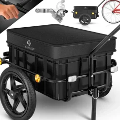 Kesser Fahrradlastenanhänger schwarz