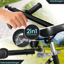 Kesser Fahrradlastenanhänger schwarz