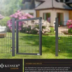 Kesser Gartentor Premium 80 x 106 cm Anthrazit