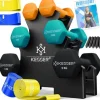 Kesser Hantel-Set Kurzhantel 18 kg rutschfeste Neopren