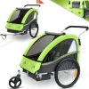 Kesser Kinderfahrradanhänger Sport-RX 2 in 1 hellgrün