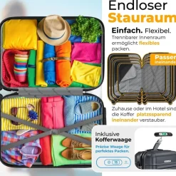 Kesser Koffer-Set 3-tlg. grau