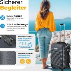 Kesser Koffer-Set 3-tlg. grau