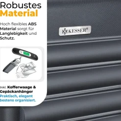 Kesser Koffer-Set 4-tlg. grau