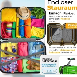 Kesser Koffer-Set 3-tlg. grün