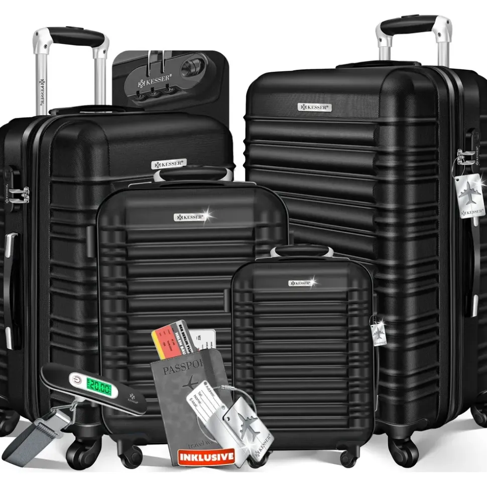 Kesser Koffer-Set 4-tlg. schwarz
