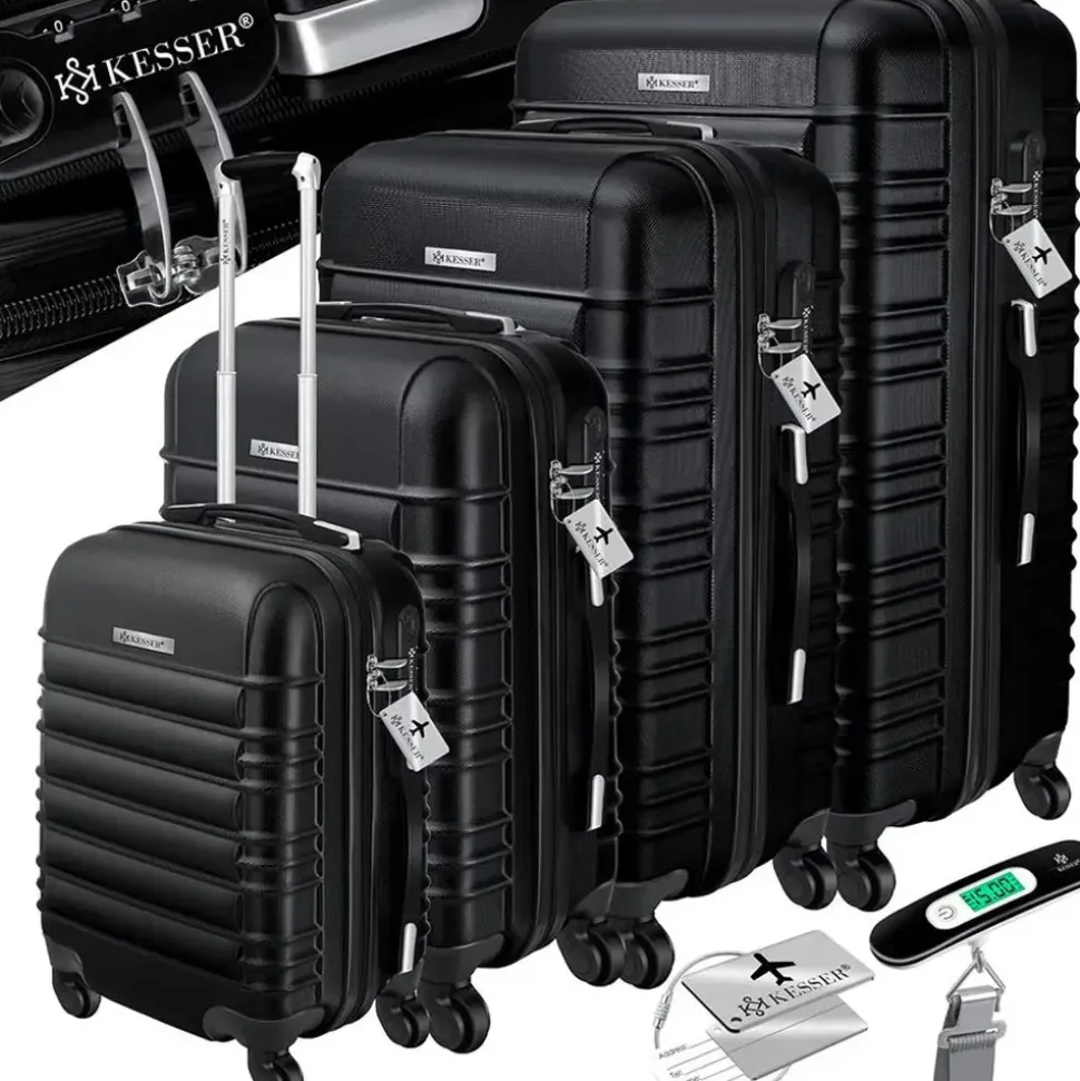 Kesser Koffer-Set 4-tlg. schwarz