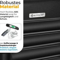 Kesser Koffer-Set 4-tlg. schwarz