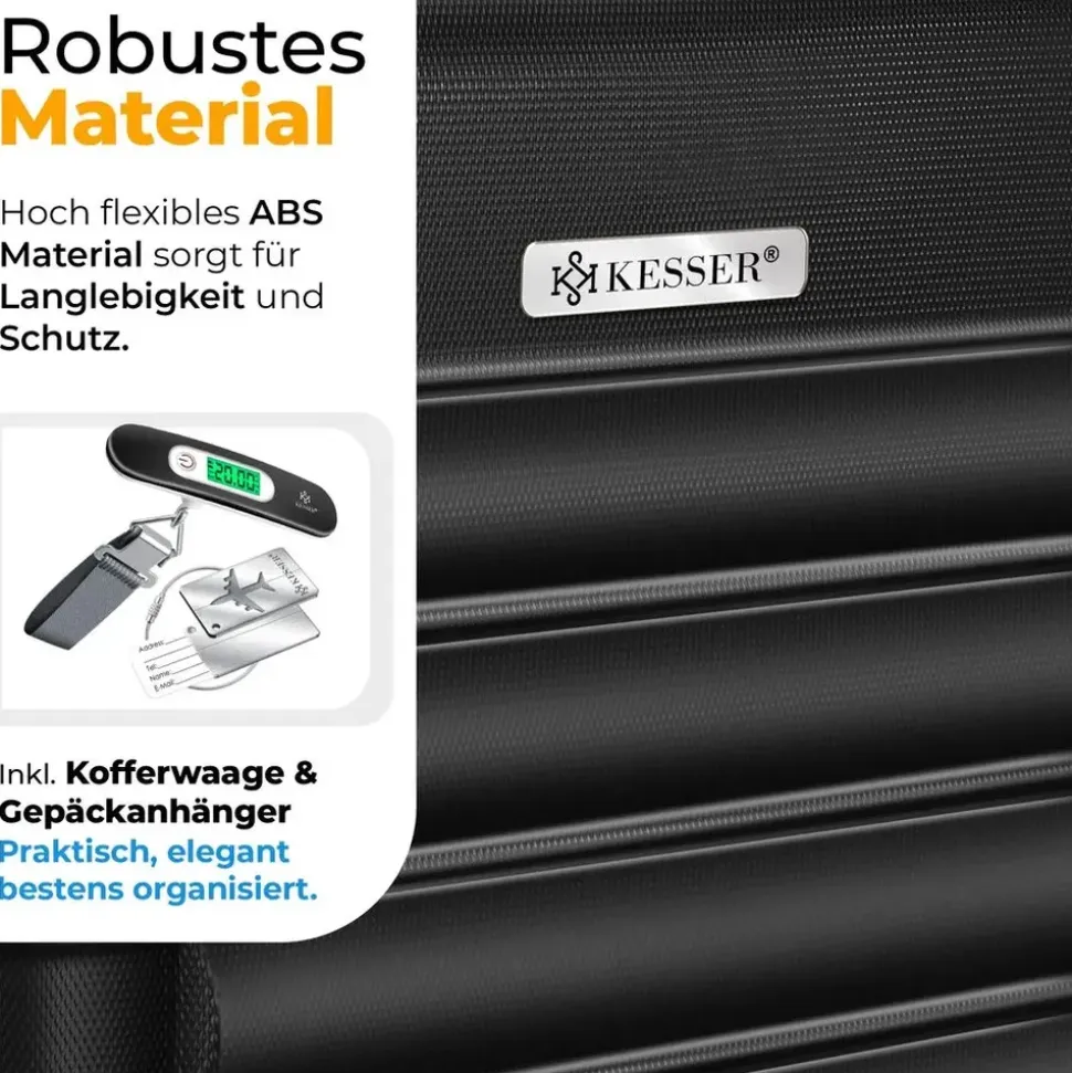 Kesser Koffer-Set 4-tlg. schwarz