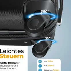 Kesser Koffer-Set 4-tlg. schwarz