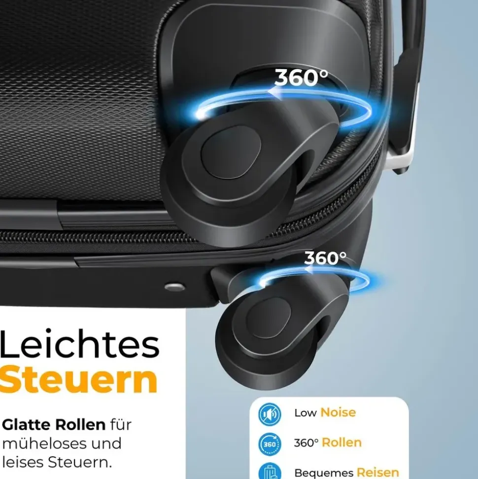 Kesser Koffer-Set 4-tlg. schwarz
