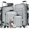 Kesser Koffer-Set 4-tlg. silber/kunststoff