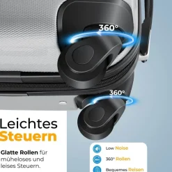 Kesser Koffer-Set 4-tlg. silber/kunststoff