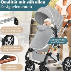Kesser Loops 3 in 1 grau/silber