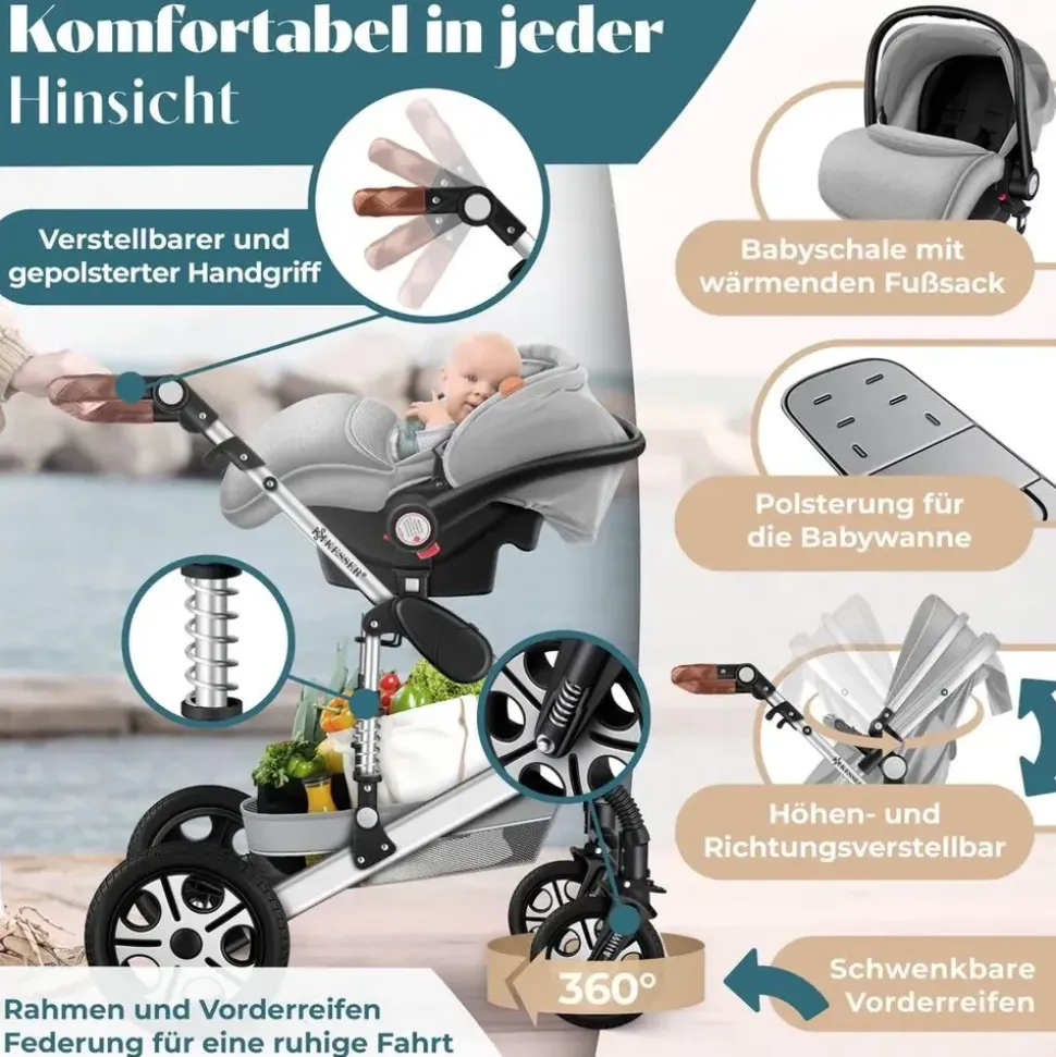 Kesser Loops 3 in 1 grau/silber