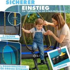 Kesser Trampolin Outdoor 366 cm Blau