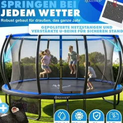Kesser Trampolin Outdoor 366 cm Blau