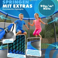 Kesser Trampolin Outdoor 366 cm Blau