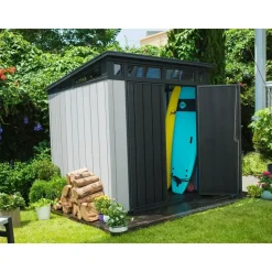 KETER Artisan Geräteschuppen 7 x 7 2,14 x 2,18 m grau/anthrazit