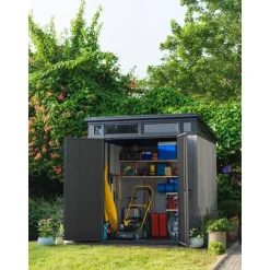 KETER Artisan Geräteschuppen 7 x 7 2,14 x 2,18 m grau/anthrazit